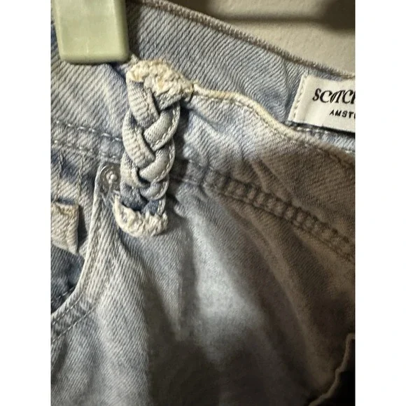 Scotch & Soda light wash The Sky wide leg jeans size 14/32 - Picture 3 of 8